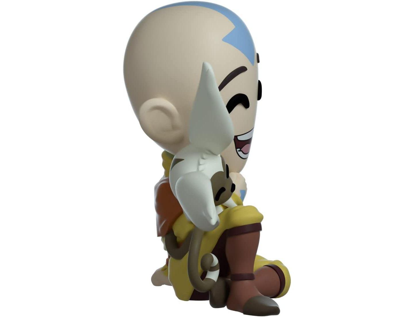 Детская фигурка Youtooz Avatar: The Last Airbender Aang with Momo 4" Vinyl Figure, Ages 14+, цвет: Разноцветный — фото 5