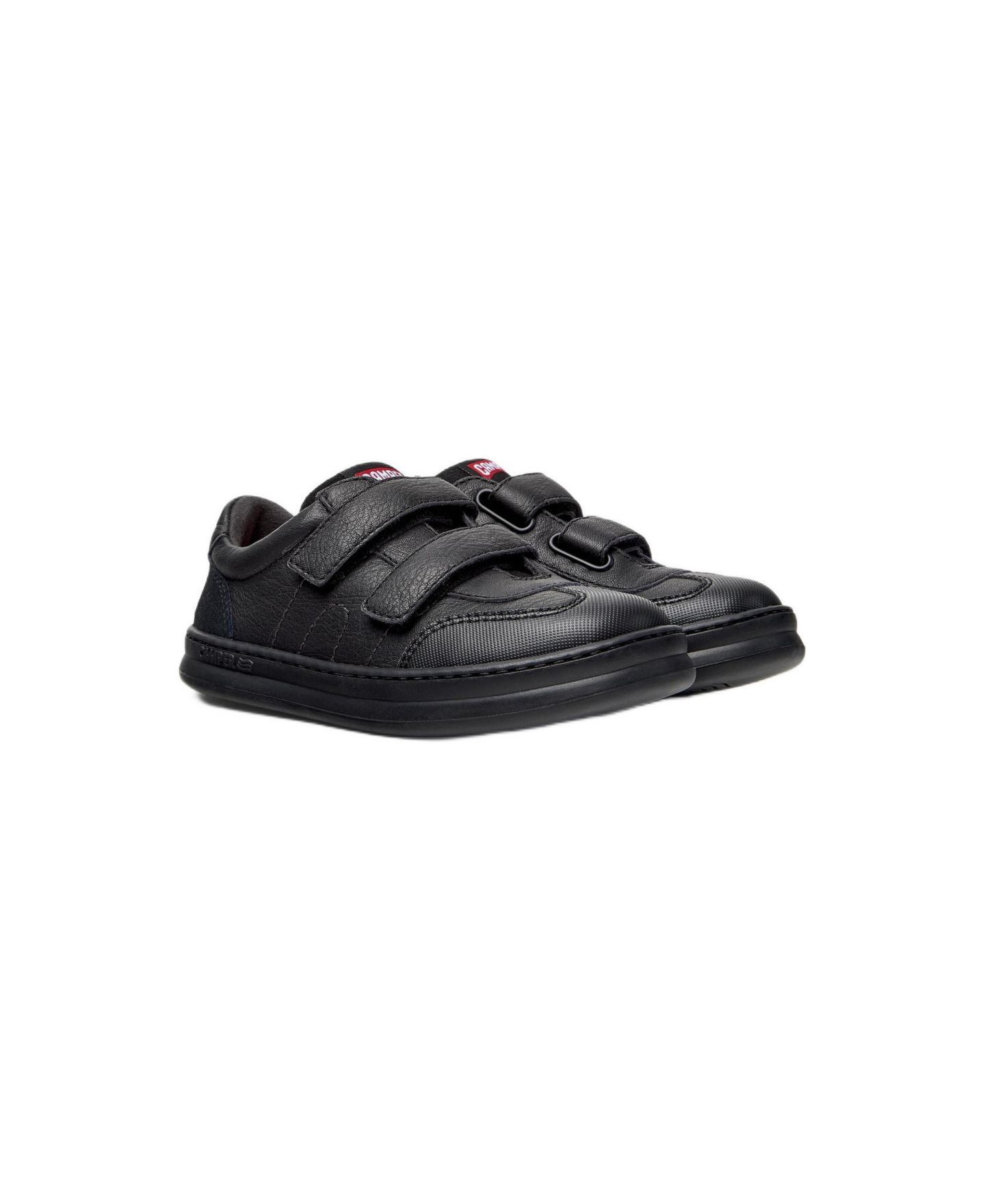Обувь Camper Runner Four Kids School Uniform Leather Shoes для мальчиков, цвет: Чёрный — фото 1