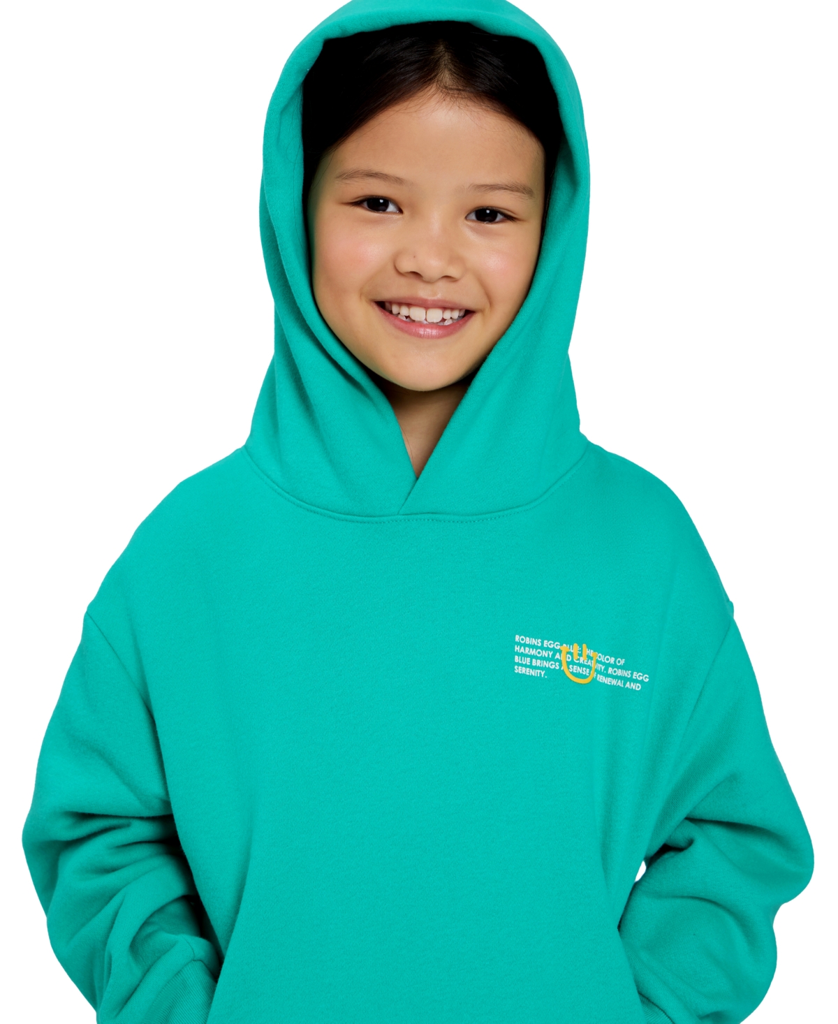 Color Lab Unisex 2t-6x Pull-on Printed Long Sleeve Hoodie In Green
