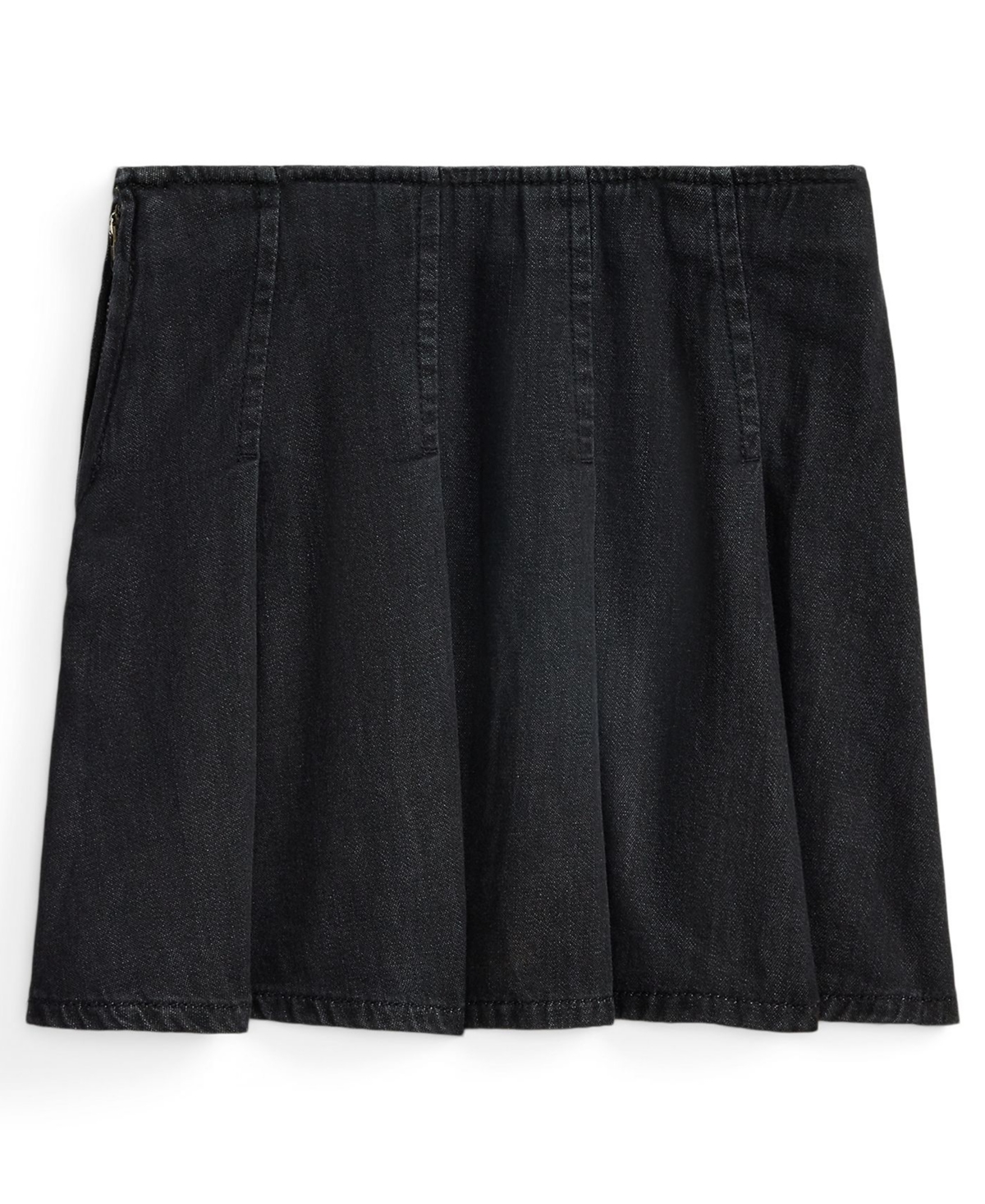 Polo Ralph Lauren Girls 7-16 Pleated Denim Skirt