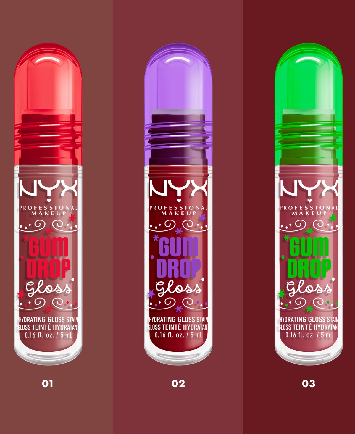 Nyx Professional Makeup Gumdrop Lip Gloss, 0.16 Oz.
