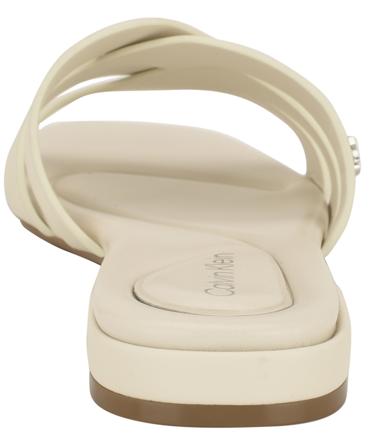 Calvin Klein Tisha Slide Sandal In White