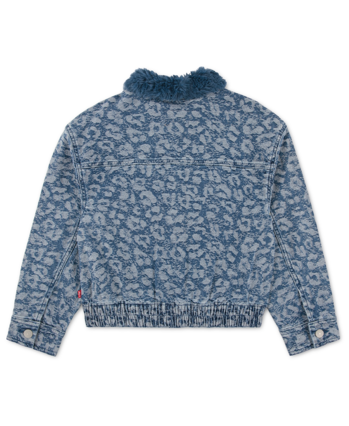 Levi's Girls 7-16 Oversized Leopard Print Trucker Jacket
