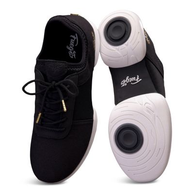 Men's Black Split-sole Sneaker