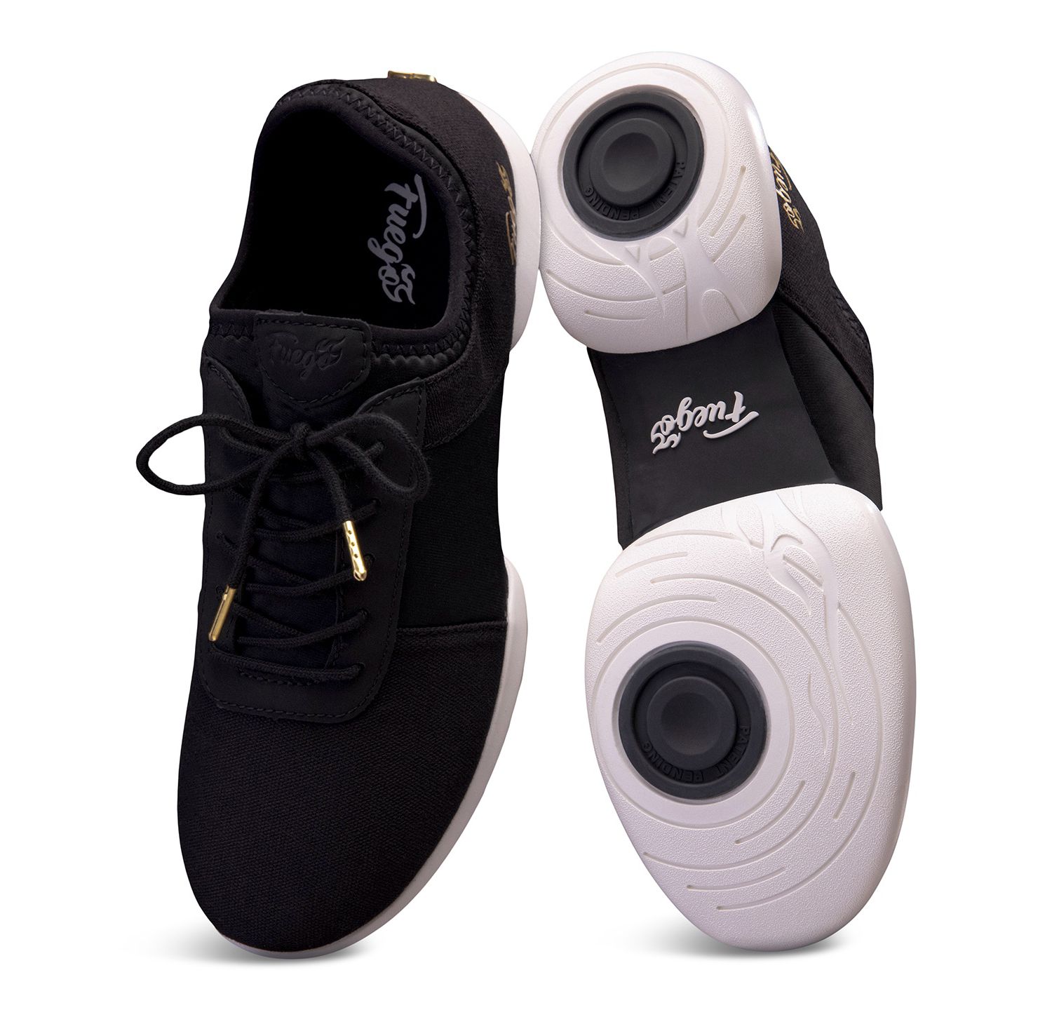 Men's Black Split-sole Sneaker