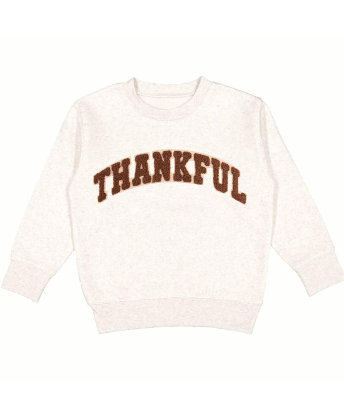 Sweet Wink Toddler Boys Thankful Patch Varsity Thanksgiving Sweatshirt