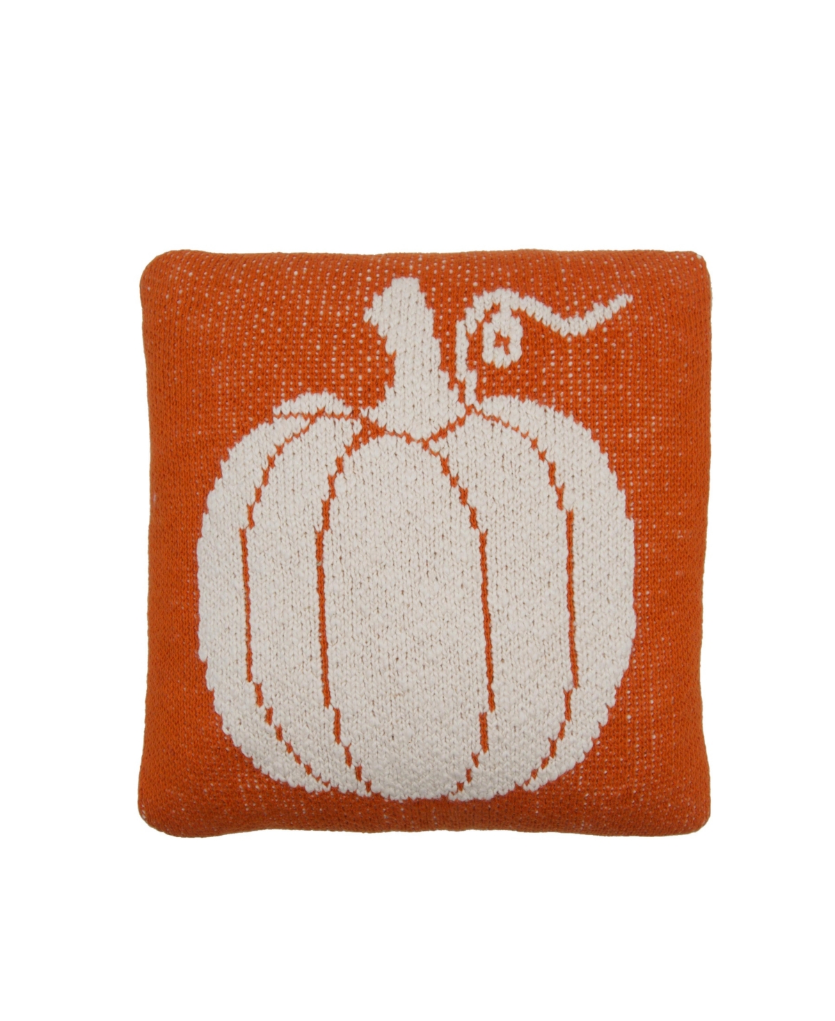 Pumpkin Halloween Small Petite Accent Pillow 10" x 10"