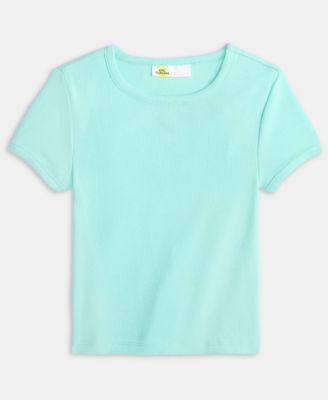 Little & Big Girls Rib Baby Tee, Exclusively at Macy's 