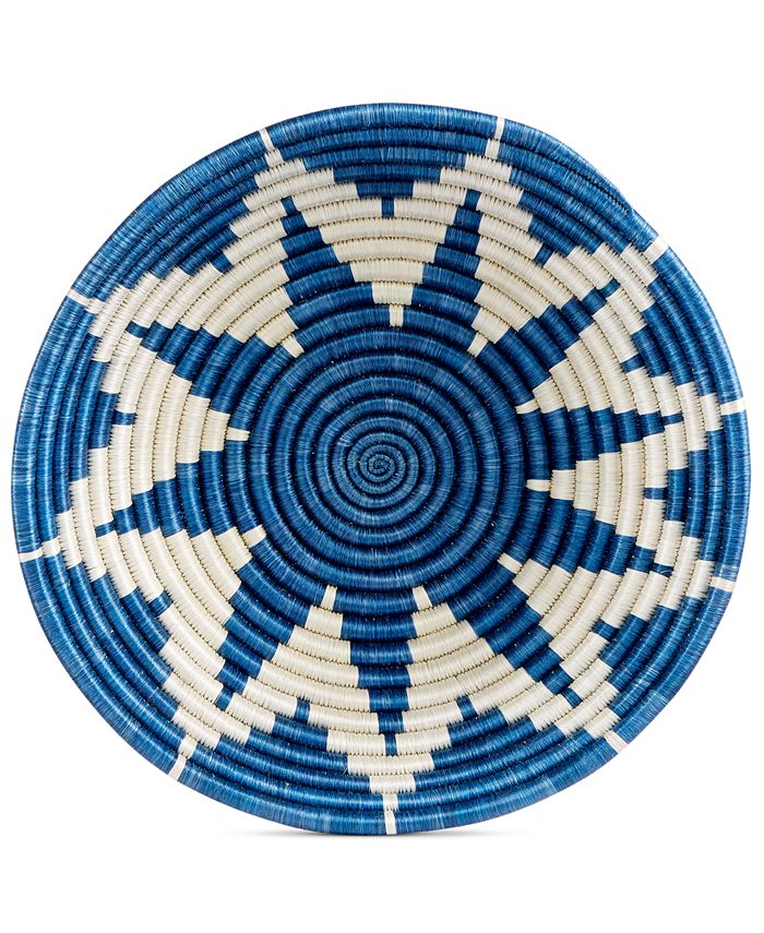 Rwanda Raffia and Sweet Grass Orion Basket Macy's