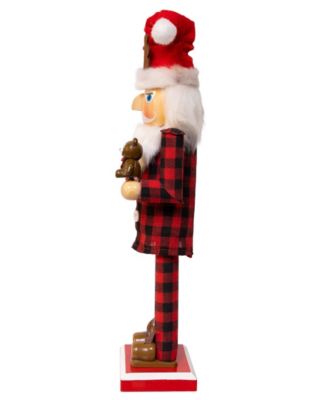 Delightful 15" Santa with Pajamas Nutcracker