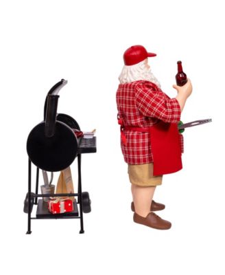 10.75" Barbecue Grill Santa