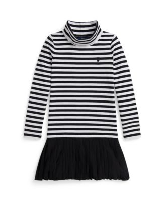 Polo Ralph Lauren - Girls 2T-6X Striped Turtle Neck Dress