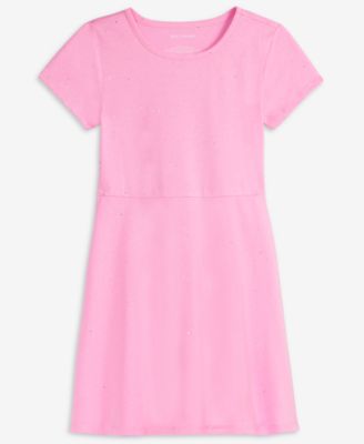 Epic Threads - Little & Big Girls Sparkle Short-Sleeve Dress