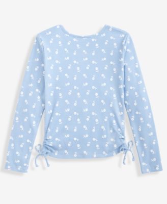 Girls 5-20 Ditsy Floral Square Neck Top, Macy's Exclusive