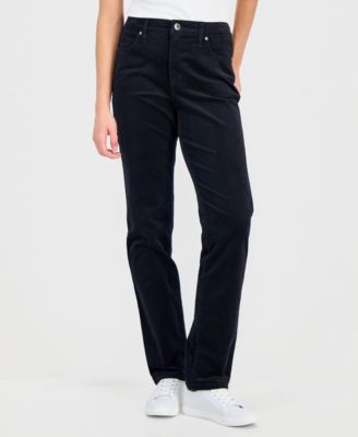 Women's High-Rise Straight Corduroy Jeans, Macy's Exclusive