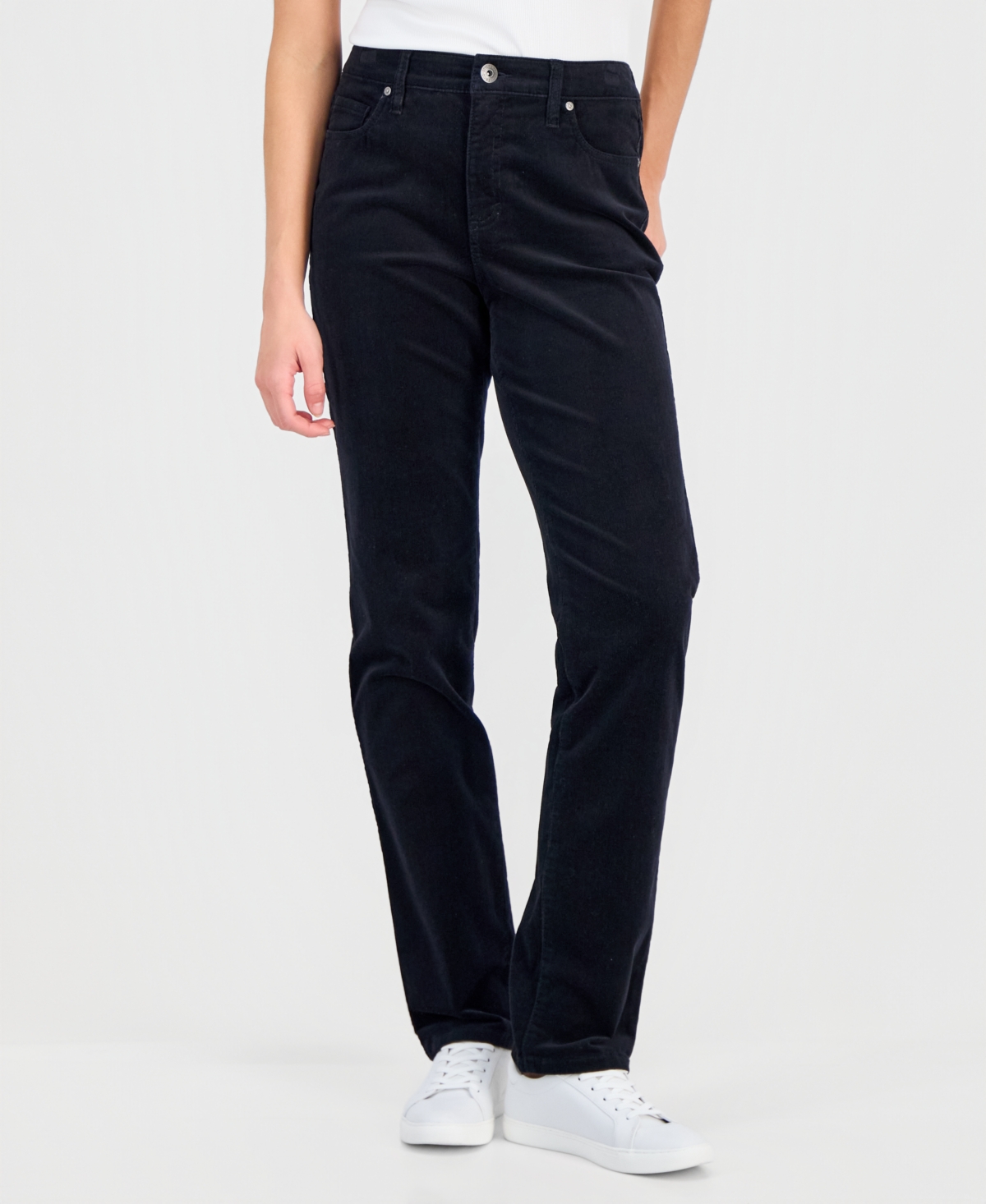Style & Co Women's High-Rise Straight Corduroy Jeans, Macy's Exclusive