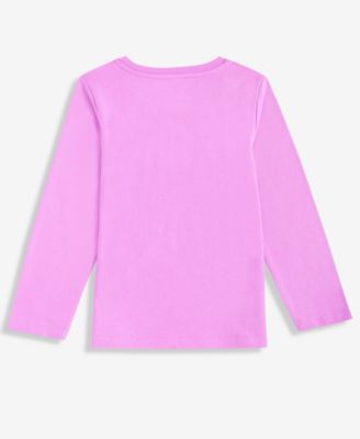 Girls Toddler 2T-4T Holographic Star Long-Sleeve T-Shirt, Macy's Exclusive