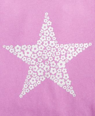 Girls Toddler 2T-4T Flower Star T-Shirt, Macy's Exclusive 