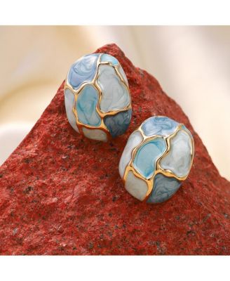 Women's The Veined Stud Earrings