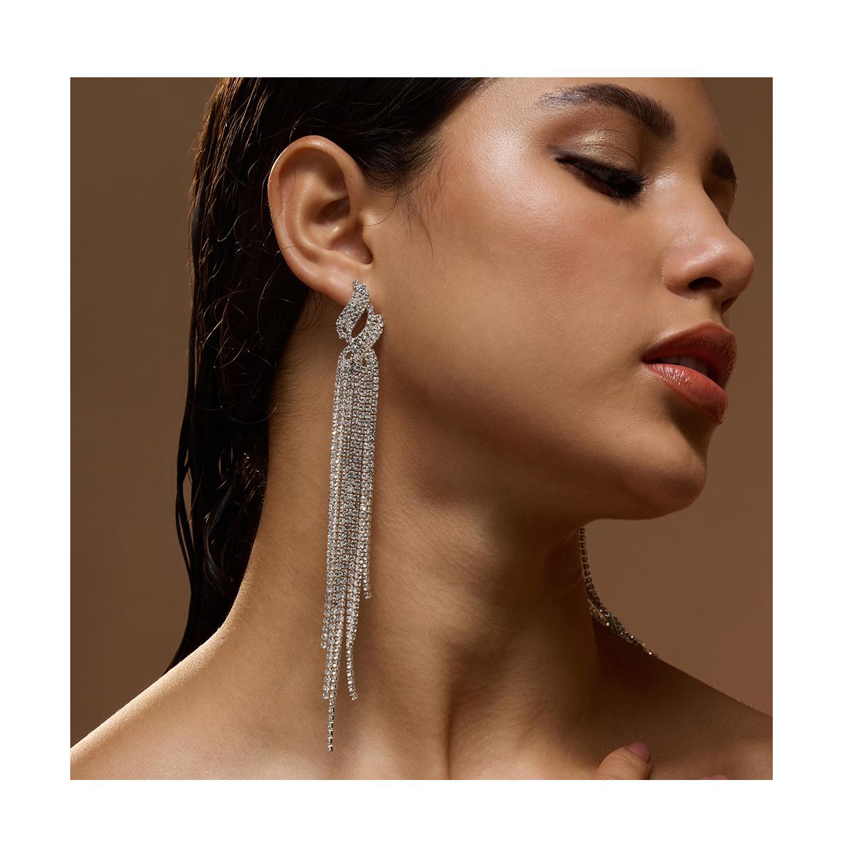 Sohi Women's The Adrienne Drop Earrings