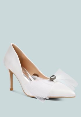 Women's Odette Diamante Embellished Bow Stiletto Pumps