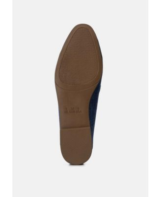 Womens Jiro Horsebit Detail Flat Loafers