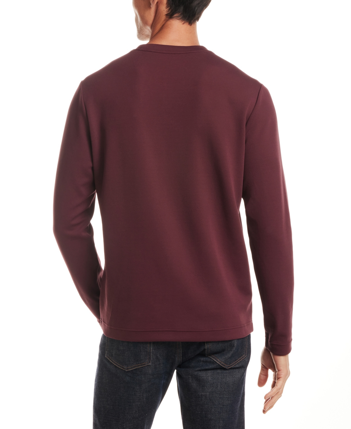 Vintage & Black Men's Crinkle Scuba Crewneck T-shirt