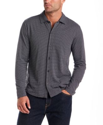Vintage & Black - Men's Dobby Button Down Shirt
