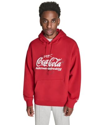Men's Coca Cola Logo Hooded Sweatshirt