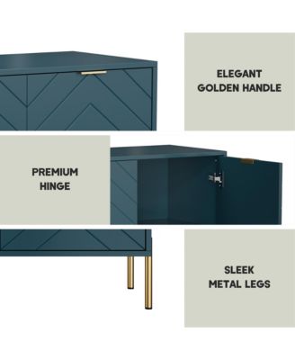 2-Door Accent Cabinet Storage Cabinet