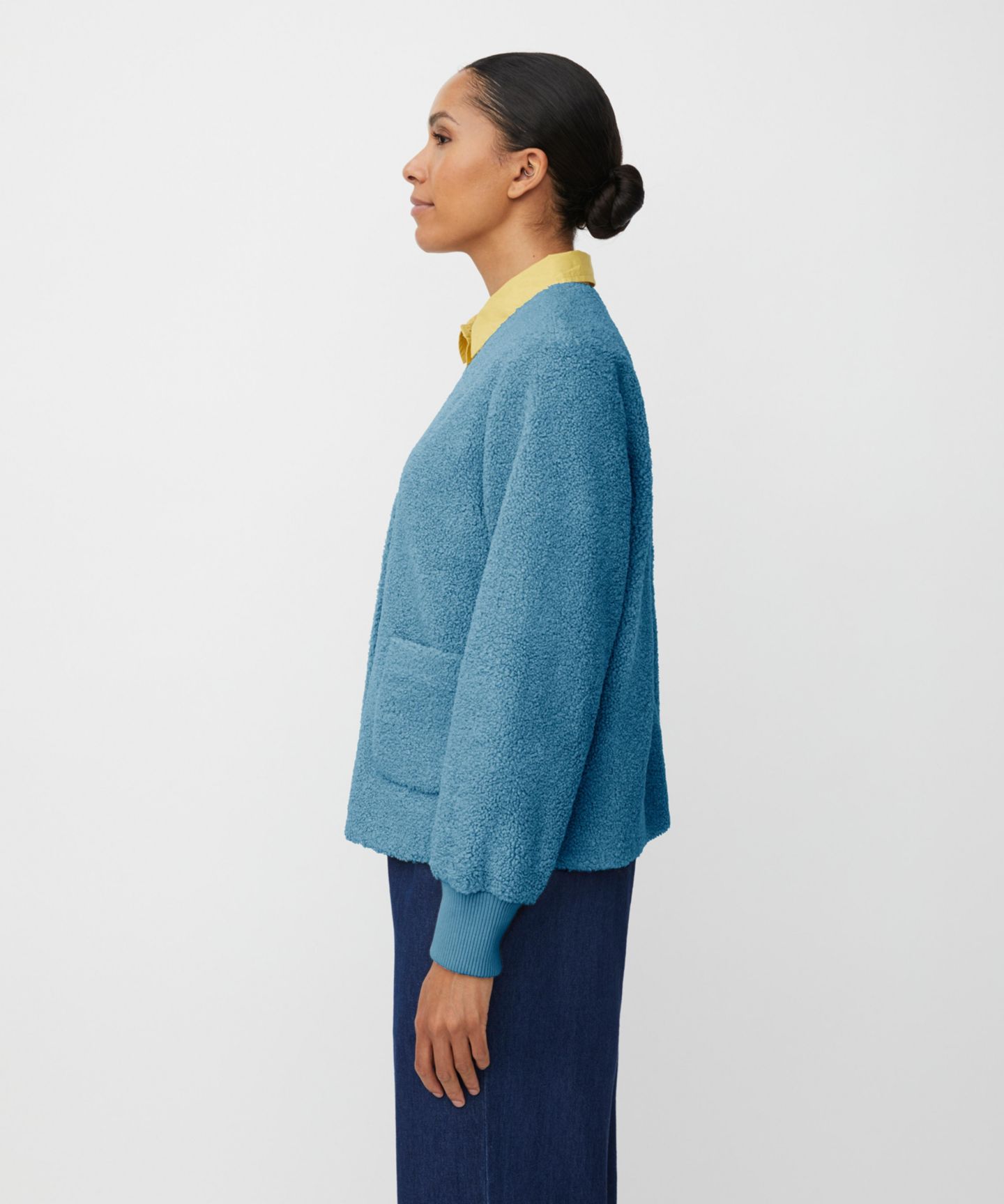 Женская куртка Masai Copenhagen MaJunte V-Neck Long Sleeve, цвет: Синий — фото 4
