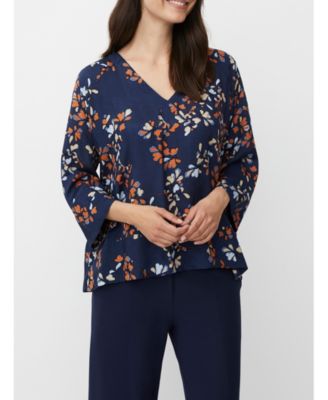 Women's MaBenika 3/4 Sleeve V-Neck Blouse