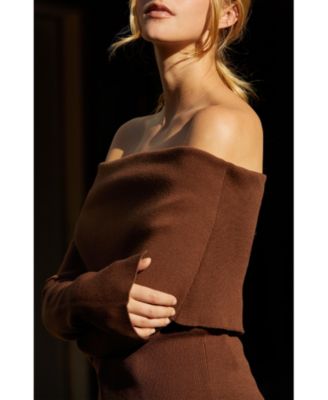 Women's Women's Ana Foldover Off Shoulder Knit Top
