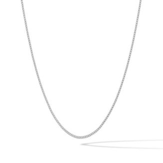Vincero Men's Micro Cuban Chain 2.2mm Silver 22in Chain - Macy's