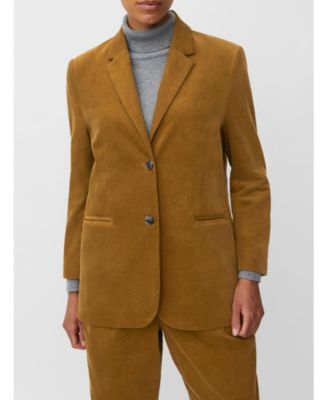 Women's MaJaxi Long Sleeve Corduroy Blazer