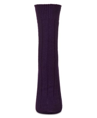Women's Neutral Ribbed Knit Essential Boot Socks
