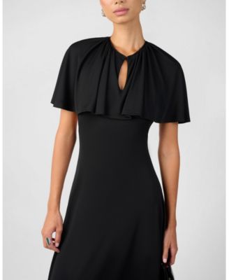 Women's Cape Midi Dress