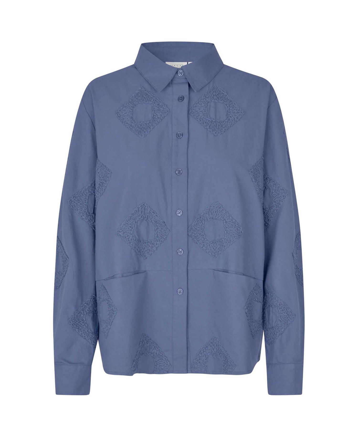 Women's 100% Cotton Long Sleeve Collared Shirt