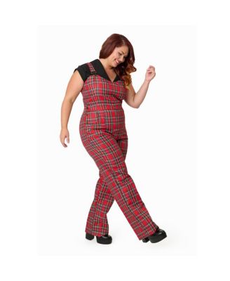 Plus Size Wide Leg Overalls