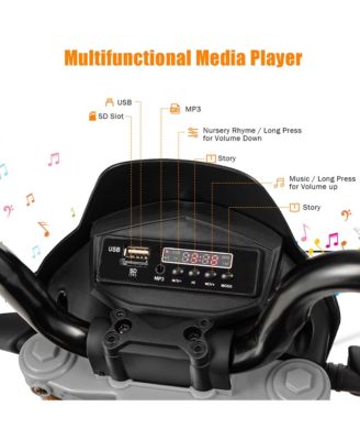 12V Kids Ride-On Motorcycle Motor Bike w/ Training Wheels