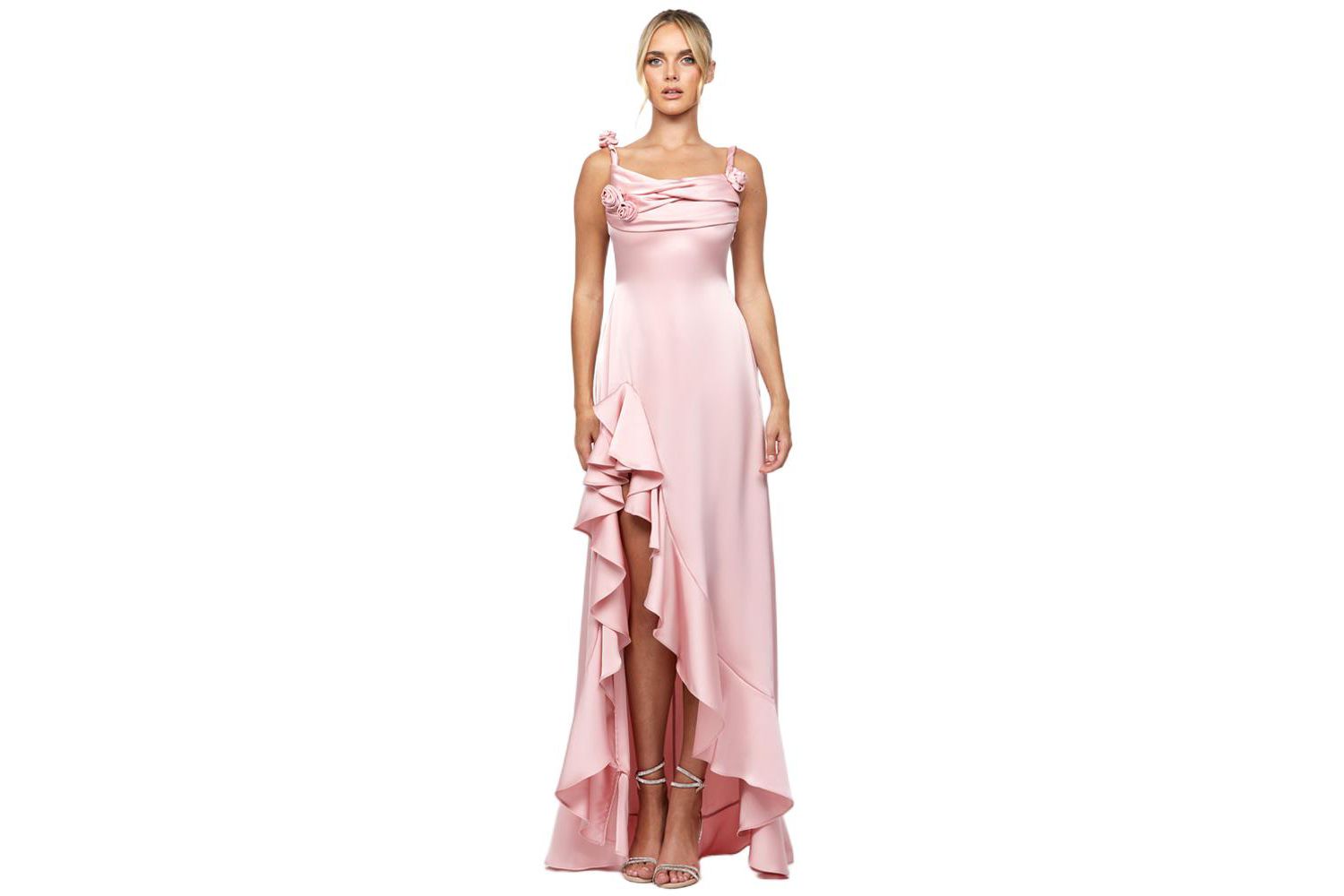Women's Nakiyah Cowl Hi Lo Dress