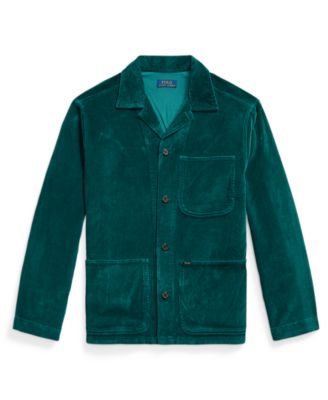 Men's Corduroy Utility Long-Sleeve Overshirt