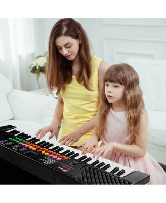 54 Keys Music Electronic Keyboard Kid Electric Piano Organ W/Mic & Adapter