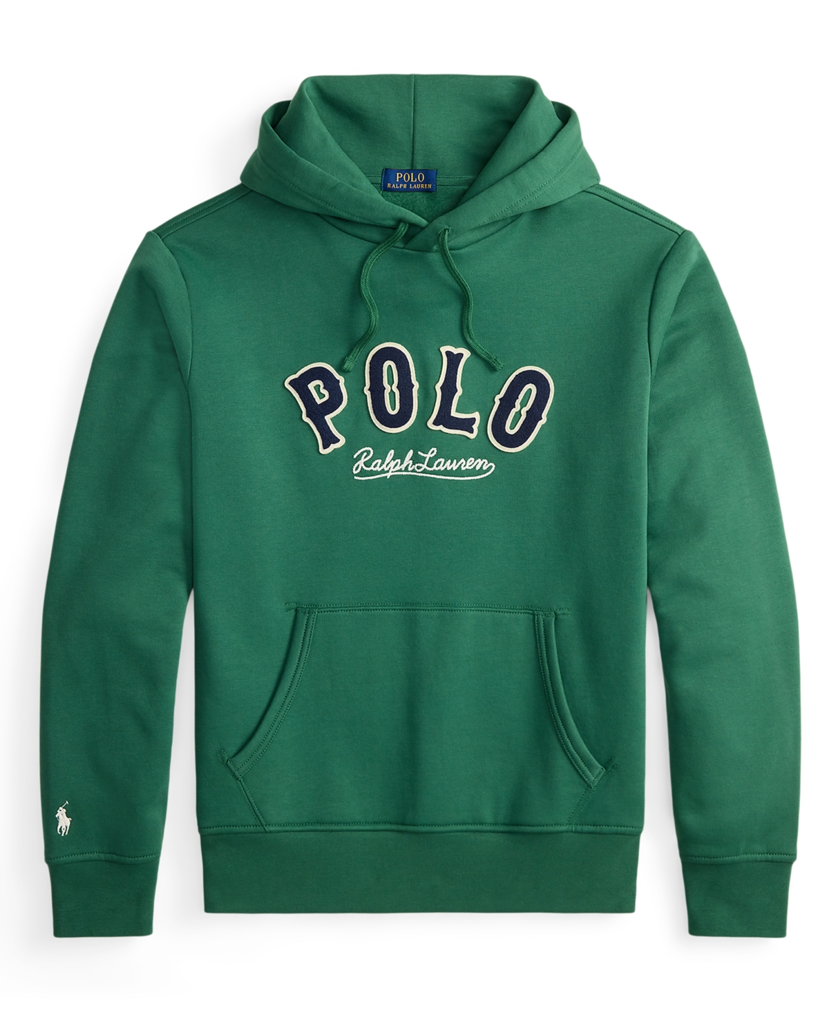 Polo Ralph Lauren Men's Long Sleeves Graphic Print Sweatshirt In Green