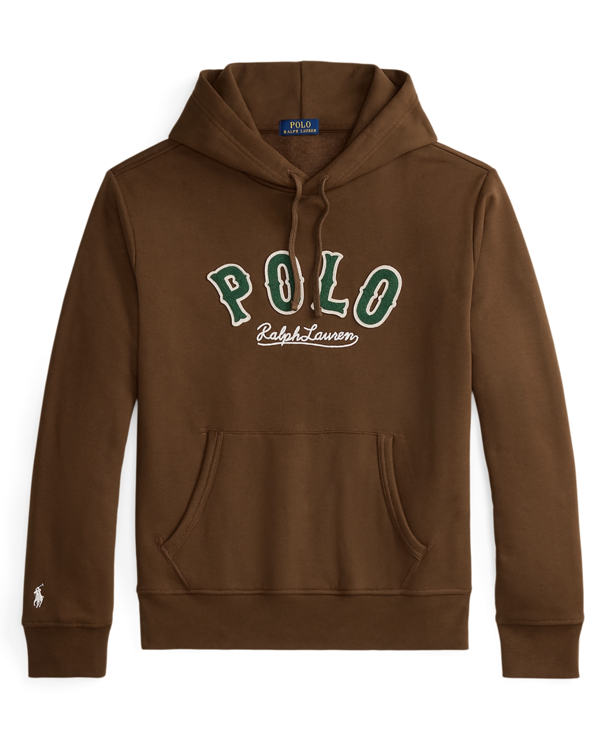 Polo Ralph Lauren Men's Long Sleeves Graphic Print Sweatshirt In Brown