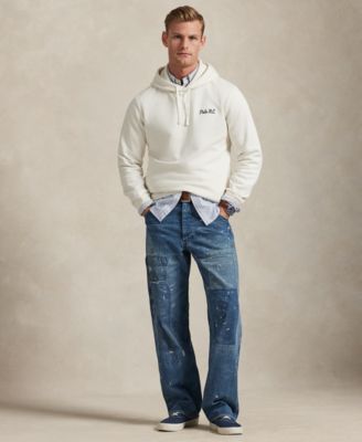 Men's Polo Bear Fleece Hoodie Sweatshirt