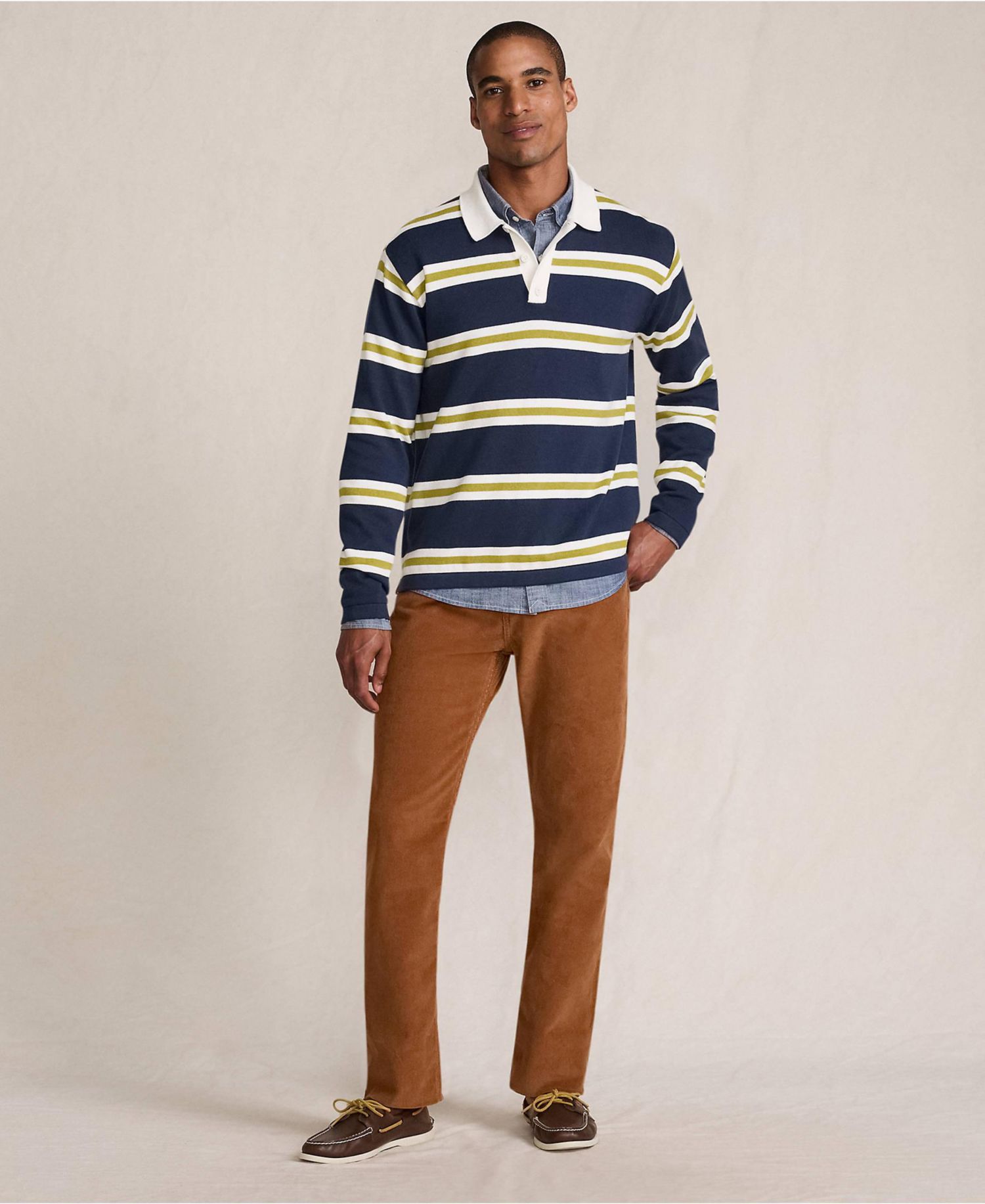 Men's Corduroy Easy Classic Fit 5 Pocket Pant