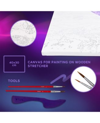 OKTO Air-Dry Clay 3D Painting Kit – Hot Air Balloon (11.8 x 15.7 in)