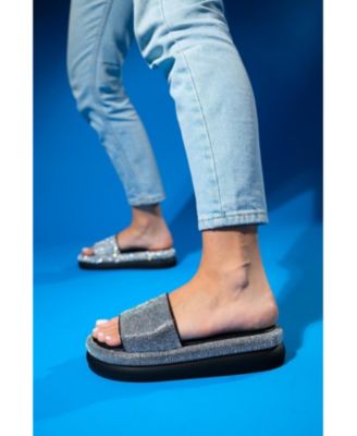 Oeste Rhinestone Platform Sandal (Women)