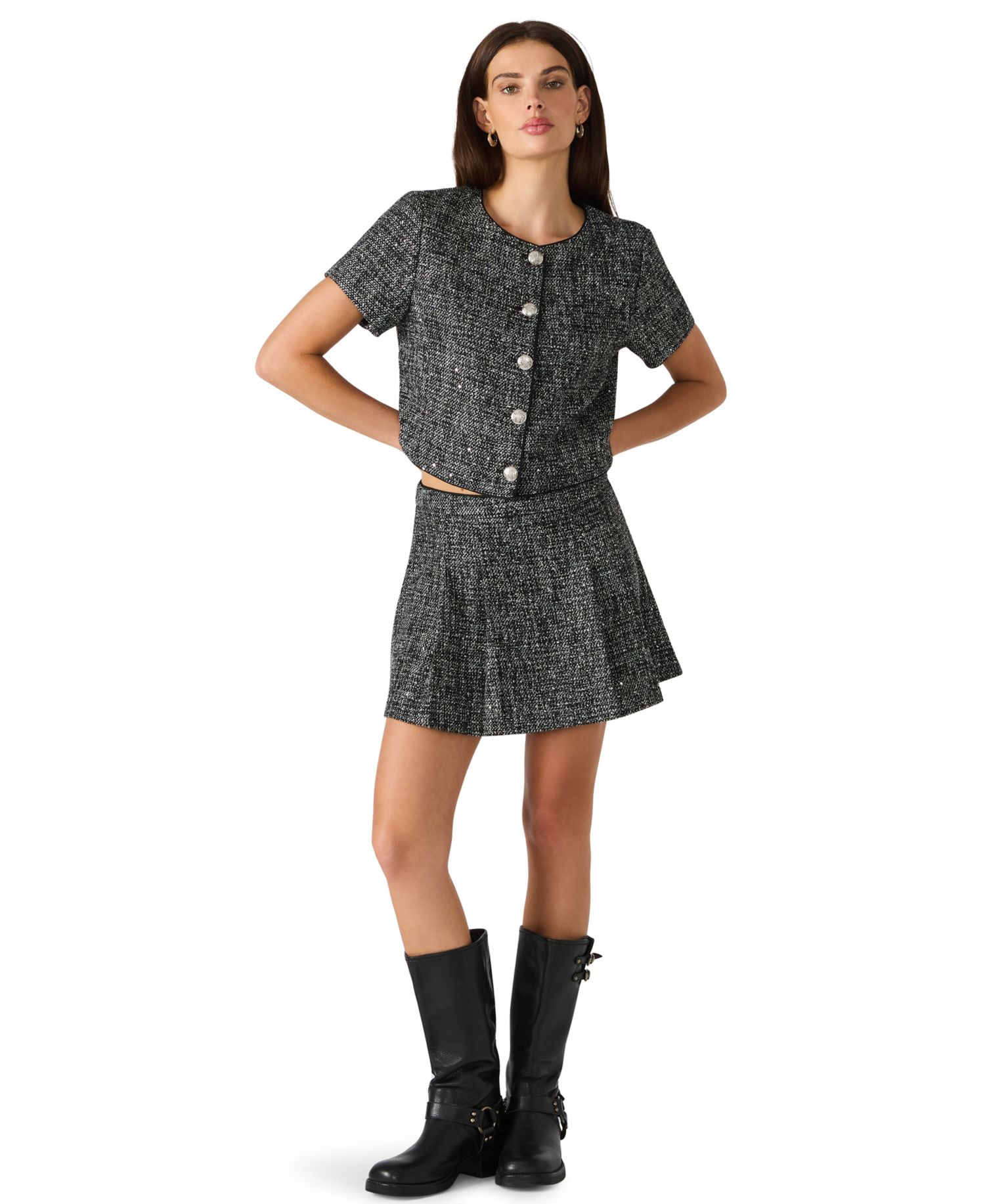 Women's Zenia Pleated Mini Skirt